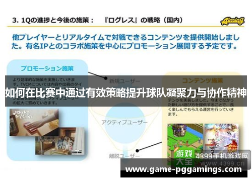 如何在比赛中通过有效策略提升球队凝聚力与协作精神
