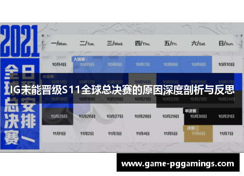 IG未能晋级S11全球总决赛的原因深度剖析与反思